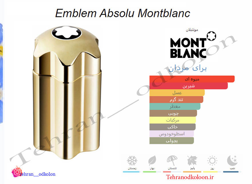  عطر مونت بلان امبر ابسولو MONT BLANC - Emblem Absolu 