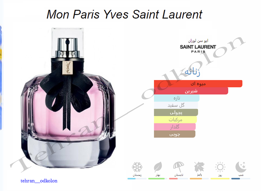  ایوسن لورن مون پاریس YSL - Mon Paris 