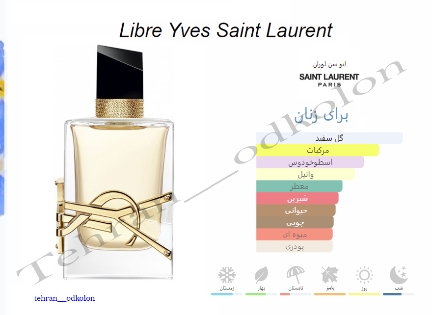  ایو سن لورن لیبر زنانه YVES SAINT LAURENT - Libre 