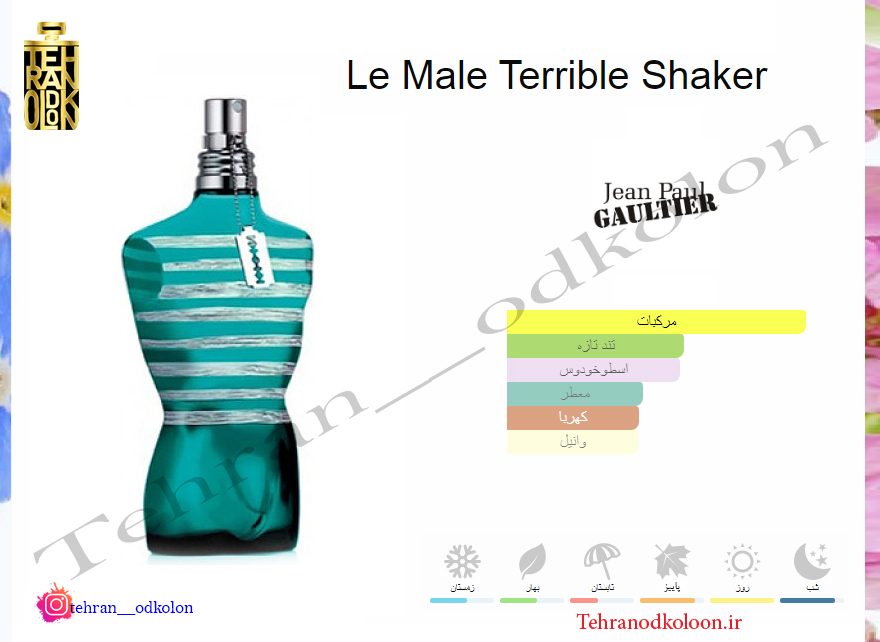  ژان پل گوتیر (گوتیه) له میل تریبل Jean Paul GAULTIER - Le Male Terrible 