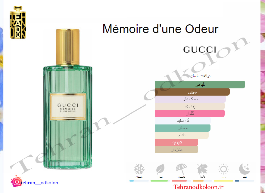  گوچی ممویر دون اُدِر GUCCI - Mémoire d’une Odeur 