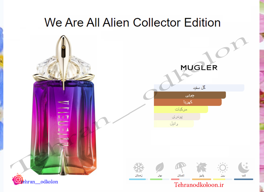  تیری موگلر الین وی آر آل آلین کالکتور ادیشن Thierry Mugler - Alien We Are All Alien Collector Edition 