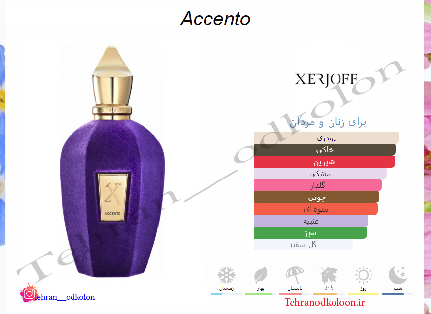  زرجوف اکسنتو XERJOFF - Accento 