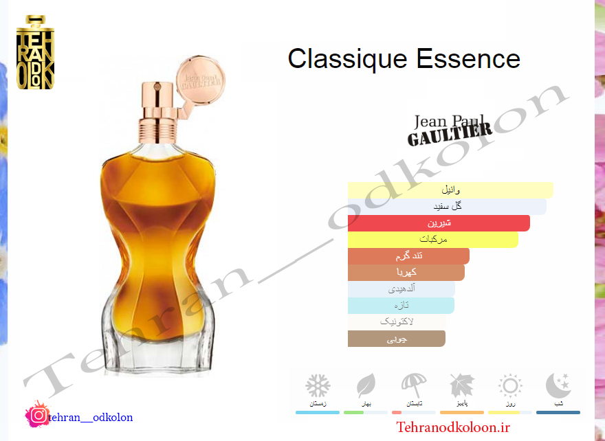  ژان پل گوتیر کلاسیک اسنس دی پرفیوم Jean Paul GAULTIER - Classique Essence de Parfum 