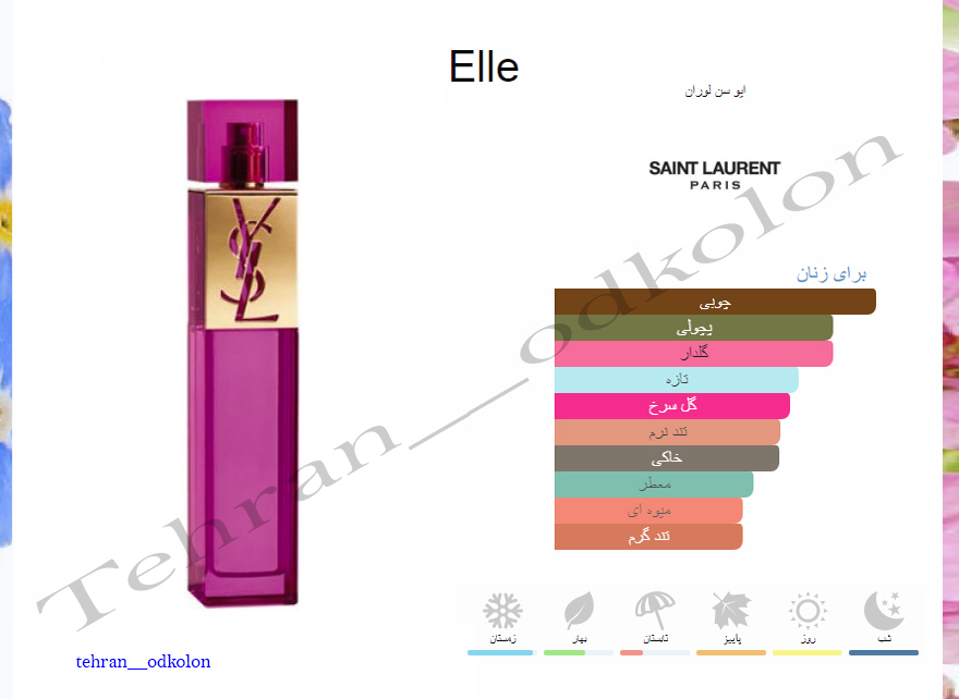  ایو سن لورن ال YSL - Elle EDP 