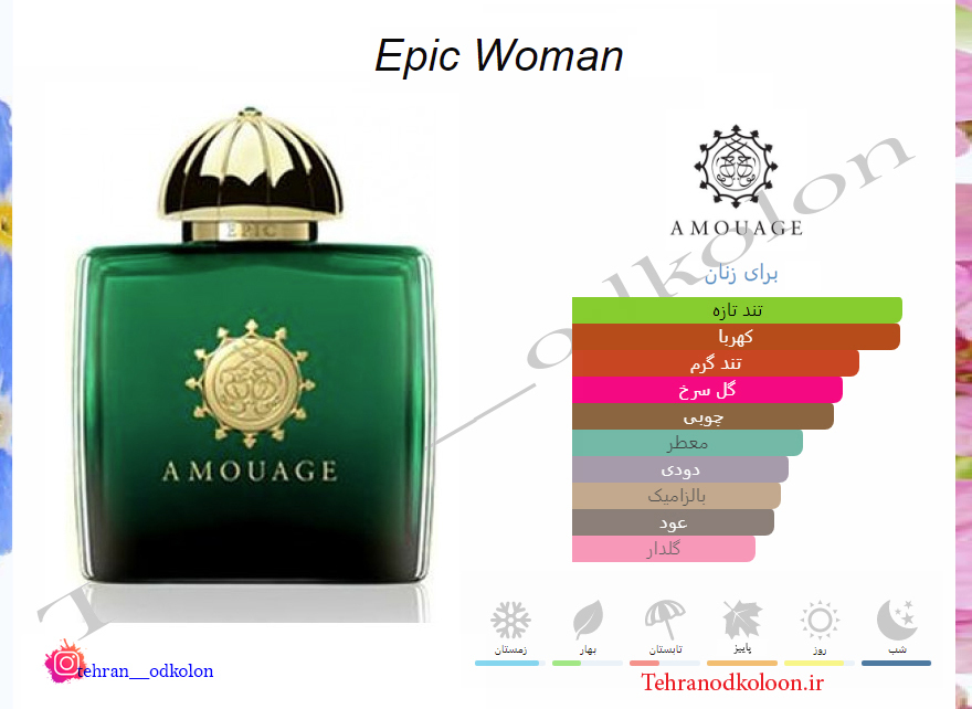  آمواج ایپک زنانه AMOUAGE - Epic for Women 